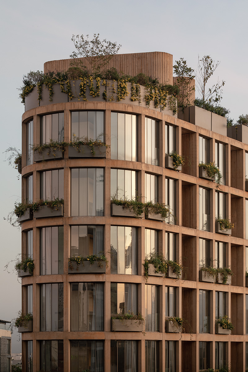 Fachada del desarrollo ONTO Tonalá, proyecto residencial con diseño arquitectónico moderno desarrollado por SEDE Desarrollos.