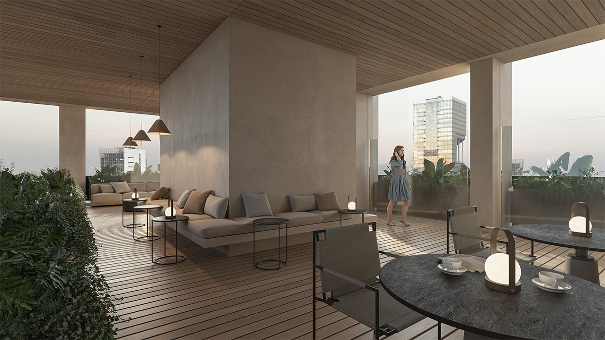 ONTO Reforma Colón, proyecto inmobiliario de arquitectura contemporánea ubicado en la zona Reforma de la Ciudad de México.